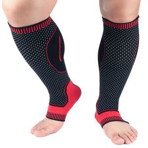 발목 종아리 압축 슬리브 2pcs 테이핑 검정 양말 스킨 카프슬리브 양말 카프 슬리브