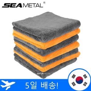 오토바이바지 SEAMETAL 차량용 극세사 세척 타월 두꺼운 타월 디테일링 건조 천 청소 도구 자동차 세척 액