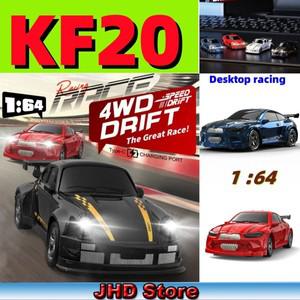 지프 다이캐스트 모형 2025 새로운 JHD 1:64 KF20 드리프트 자동차 4 륜 원격 제어 레이싱 카 전체 비율 데