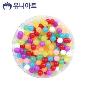 유니아트 5러블000 모양비즈 48번 사탕구슬 비즈 (P0000CV