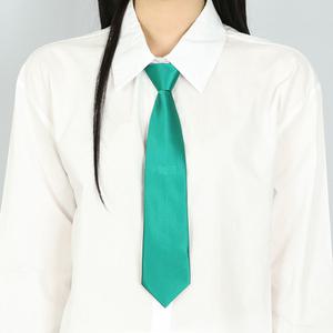 [파라노말샵](국산) 무지 그린 32cm 자동넥타이 교복넥타이 정장넥
