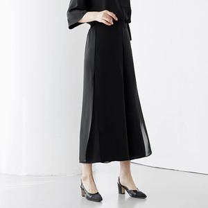 [데드라](88size)[CLASSIQUE] 슬릿쉬폰와이드팬츠 PTE3015_DO