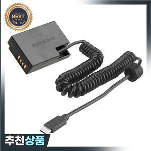 ACK-E18 Canon EOS Rebel SL2 T6i 200D II 용 더미 배터리 유형-C 케이블 커플러