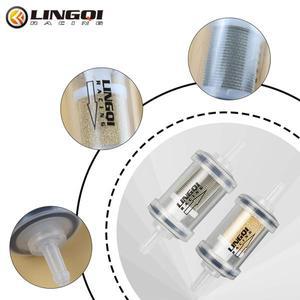 LINGQI RACING 오토바이 6mm 인라인 가스 가솔린 연료 필터 호스 오일 파이프 먼지 핏 자전거 ATV 스쿠터 M