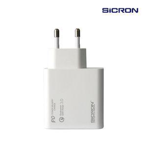 [제이프로젝](SICRON) 45W+24W C타입 PD 초고속충전기 EN-878QPD 45W 가정용충전기 PD충전기 C타입충전기