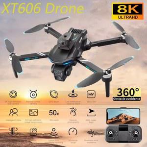 XT606 드론 8K GPS 초보자 항공 5G 장애물 ESC 회피 카메라 HD 브러시리스 쿼드콥터