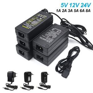 스위칭 전원 공급 장치 어댑터, DC 5V, 12V, 24V, 1A, 2A, 3A, 5A, 6A, 8A, 10A 소스, AC 100V-240V-5V, 12