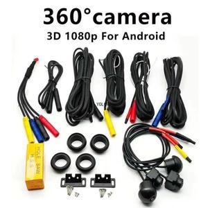 1080P 3D 360   자동차 안드로이드 멀티미디어 후면 전면 왼쪽 오른쪽 파노라마 악세사리 카메라 시스템
