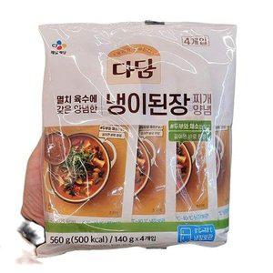 [기타]다담 냉이된장 찌개 양념 140g x 4개입 x 1개 c28512