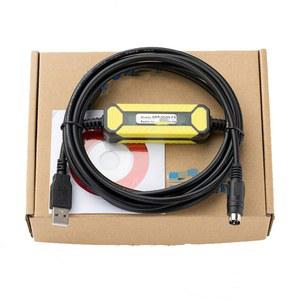 미쓰비시 호환 PLC 프로그래밍 케이블용 USB SC09 FX FX0N FX N FX2N FX0S FX S FX3U FX3G 시리즈 통신 케이블