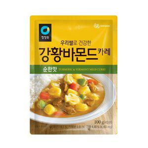[청정원] 우리쌀강황바몬드카레순한맛 100g