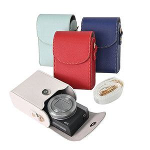 캐논 G7X2 G7X3 SX740 SX730 G9X G9XII G5XII 소니 ZV1 ZV1F ZV1M2 HX90 파우치 커버용 범용 PU 가죽 카메