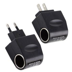 자동차 차량 소켓 EU 전자 AC 있는 사용 소켓이 어댑터 충전기 12V 집에서 자동 장치 AC에서 DC 플러그 220V