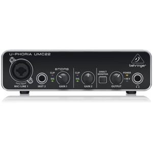 BEHRINGER UMC22 마이크 앰프, 라이브 레코딩 외부 사운드 카드, USB 오디오 인터페이스,   프로모션