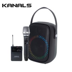 카날스 KANALS BW-600 충전식 블루투스 소형 스피커 강의용 무선마이크 1개