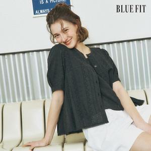 [25SS 최신상] 블루핏 25SS 아일렛 아사 블라우스 세트