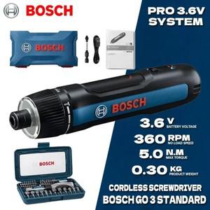 BOSCH GO 3 무선 드라이버 36V 리튬 이온 배터리 충전식 드릴박스 포함 Bosch go3 Professional Tool