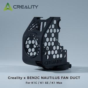 K1CK1 SEK1 Max용 Creality BEN2C NAUTILUS 팬 덕트로 인쇄 속도 향상 업그레이드된 3d 프린터 액세서리
