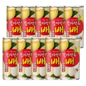 해태음료 갈아만든 배 210ml x 30개 미니캔 배주스 음료수 ldH