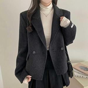 [오노마] ONM 더블버튼 모직코트 소매끝 택 직장인 스타일리쉬