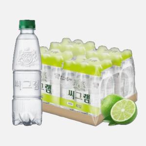 코카콜라직영 씨그램 라임 무라벨 350PET 24입_A