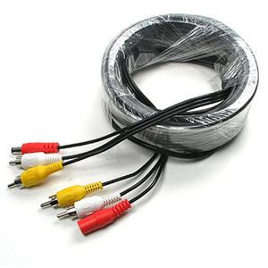 2RCA CCTV 카메라 영상 음성 원거리 연결 케이블 10M 모니터 전선 기기 선