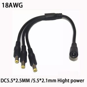 카메라 DVR용 순동 전원 LED 스트립 5MM 1MM 케이블 18AWG 라이트 코드 10A 스플리터