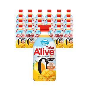 덴마크 테이크 얼라이브 제로 500ml 망고 24입 (pet)