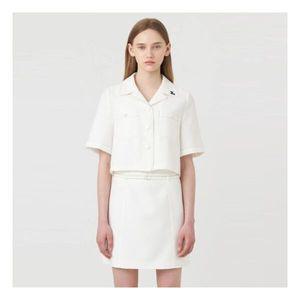 케네스레이디아울렛 레일트 배색 스티치 셔츠 EWSTOE4600 810040