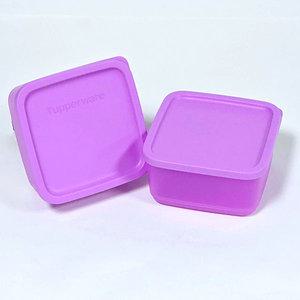 타파웨어 싱싱블럭 반찬통 김통 밀폐용기 650ml 2P 연보라