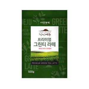 다농원 청정제주 15% 프리미엄 그린티 라떼 500g 1박스 6개 녹차가루