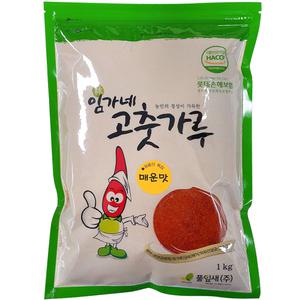 (풀잎새)임가네 중국산 매운고춧가루1kg 국내제조 수입고추 매운 고추가루 일반양념용 수입산매운고춧가루