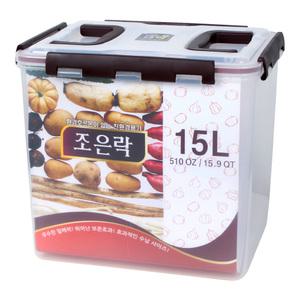 조은락 밀폐용기 탱크 투명(15L) 김치통 BN 보관용기