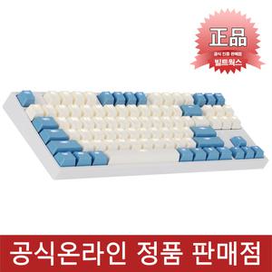 :콕스 COX CK87 크림블루 게이트론 LED 게이밍 기계식 갈축
