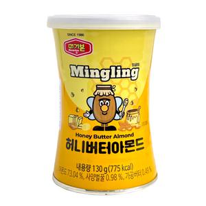 머거본 허니버터 아몬드 캔 130g