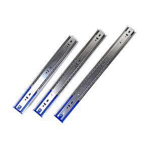 45폭 3단 댐퍼 서랍레일(350/400/450/500) 광폭 3단 댐핑 볼레일 / 45폭 댐 퍼 레 일 광폭 댐 퍼 레 일