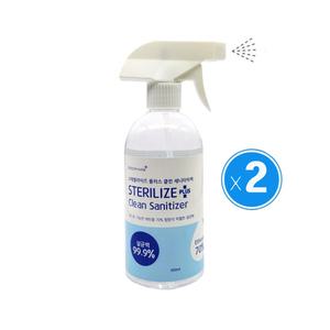 스테럴라이즈 손소독제 500ml 2개 / 스프레이형 손세정제