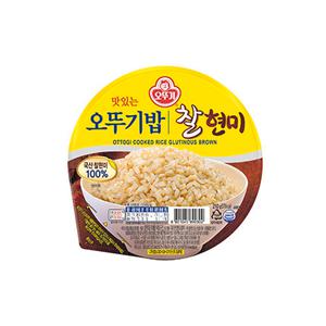 오뚜기 맛있는 오뚜기밥 찰현미 210g 18개
