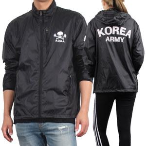 ROKA 백골부대 로카 바람막이 검정 밀리터리 군인 군용 점퍼