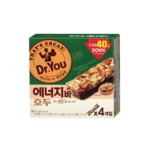 오리온 닥터유 에너지바 호두 160g 10개입 단백질바
