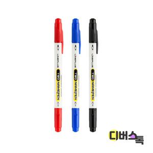[디버스톡] 라인플러스 TWO 네임펜 (1타/12입)