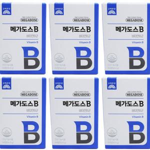 고려은단 활력비타민 메가도스B 60정x6박스 1년분