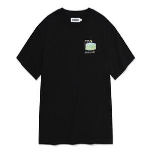 유니 유스호스텔 그래픽 티셔츠 [블랙]