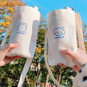 에코 텀플러 파우치 스트랩 물병주머니 동물 물병가방 물통파우치