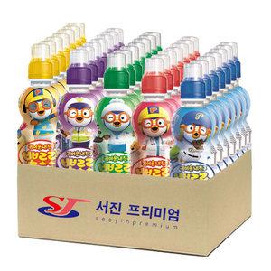 뽀로로 어린이음료 5종 35개 235ml (밀크7개+딸기7개+사과7개+블루베리7개+샤인머스켓7개)