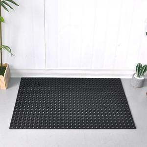가정 현관 미끄럼방지 90x120cm 고무 현관매트 블랙 출입구 신발 사무실