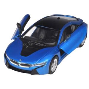 BMW 2018 i8 쿠페 스포츠카 블루 미니모형 방꾸미기 깜짝선물 주차놀이 전진기능