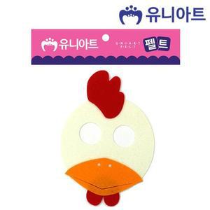 [XBI87NOP]유니아트 펠트 닭가면 200 220mm P0000CQO 완구