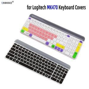 로지텍 MK470 슬림 무선 키보드 커버 스킨 보호대 소프트 실리콘 방진 필름 액세서리