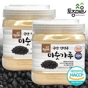 [토종마을]국산 12곡 검정콩미숫가루 700g X 2개